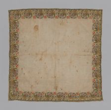 Cover or Handkerchief, Turkey, 19th century. Creator: Unknown