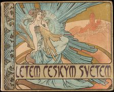 Cover "Letem ceskym svetem", 1898. Creator: Mucha, Alfons Marie (1860-1939)