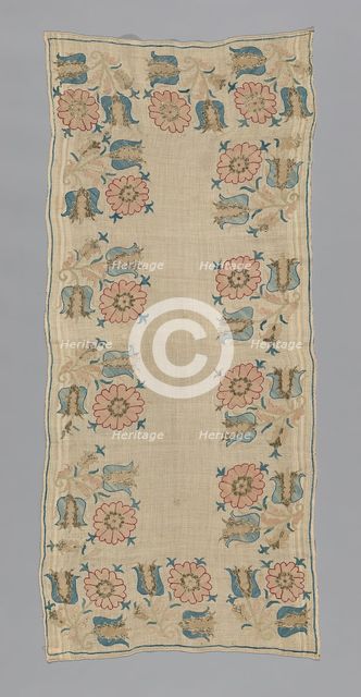 Cover (Possibly for a Tray), Turkey, 18th century. Creator: Unknown.