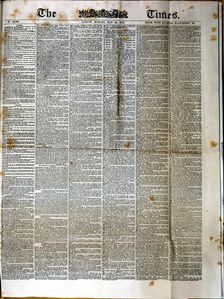 Cover the newspaper The Times of Monday May 24, 1875