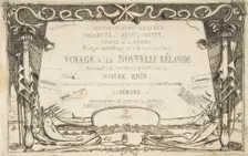 Cover: The Voyage to New Zealand (1842 - 46), 1866. Creator: Charles Meryon