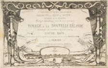 Cover: The Voyage to New Zealand (1842 - 46), 1866. Creator: Charles Meryon