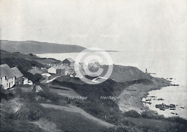 'Coverack - The Cove and Village', 1895. Artist: Unknown.
