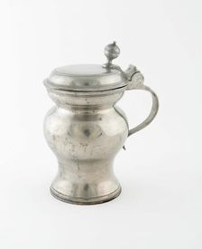 Covered Tankard, Regensburg, c. 1791. Creator: Johann George Kranth