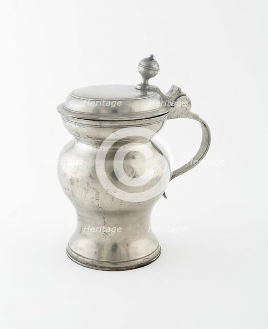 Covered Tankard, Regensburg, c. 1791. Creator: Johann George Kranth.
