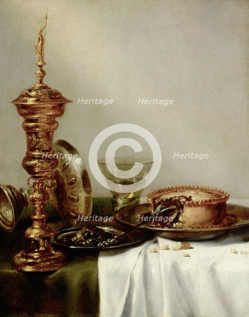 Covered table, 1634. Creator: Heda, Willem Claesz (1594-1680).