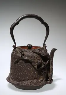 Covered Tea Kettle, Tokugawa Period. Creator: Unknown