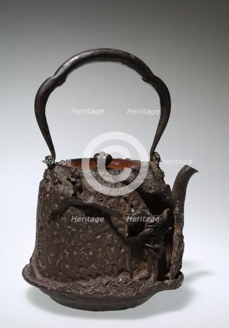 Covered Tea Kettle, Tokugawa Period. Creator: Unknown.
