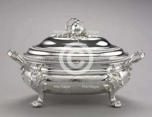 Covered Tureen, 1753. Creator: Edward Wakelin (British, 1784).