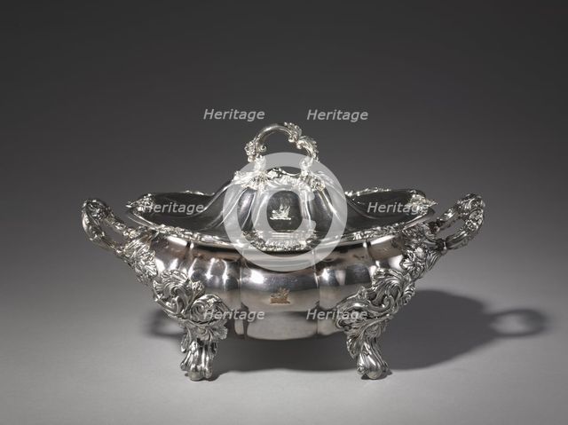Covered Tureen, c. 1830-1850. Creator: Unknown.