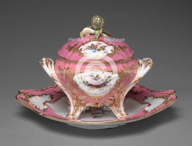 Covered Tureen on Stand (2 of 2), 1757. Creator: Sèvres Porcelain Manufactory (French, est. 1740).