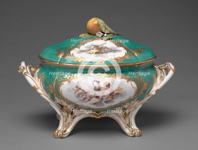 Covered Tureen (Terrine du roi), 1756. Creator: Sèvres Porcelain Manufactory (French, est. 1740).