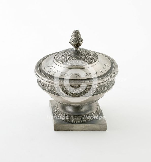 Covered Urn, Germany, Mid 19th century. Creator: Unknown.