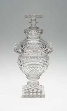 Covered Vase, England, c. 1800. Creator: Unknown