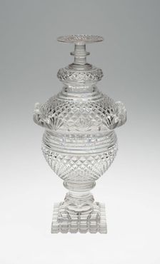 Covered Vase, England, c. 1800. Creator: Unknown