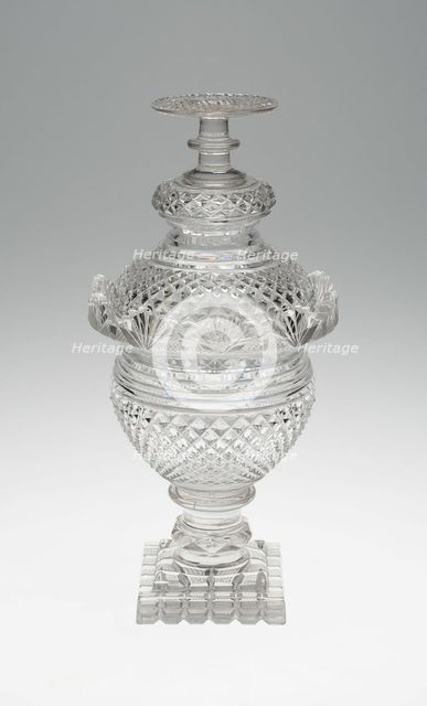 Covered Vase, England, c. 1800. Creator: Unknown.