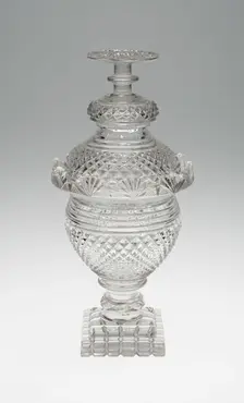 Covered Vase, England, c. 1800. Creator: Unknown