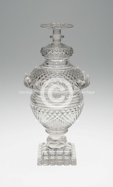 Covered Vase, England, c. 1800. Creator: Unknown.