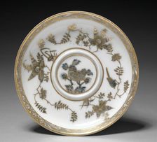 Covered Bowl and Dish (plate), 1730-1740. Creator: Meissen Porcelain Factory (German)
