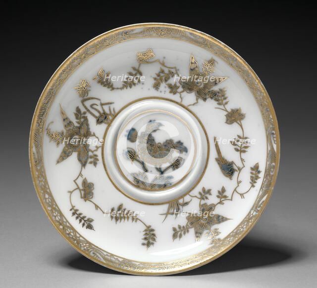 Covered Bowl and Dish (plate), 1730-1740. Creator: Meissen Porcelain Factory (German).