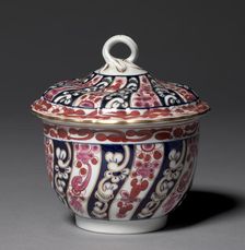 Covered Bowl, c. 1770. Creator: Worcester Porcelain Factory (British)