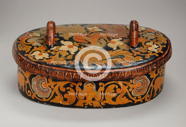 Covered Bowl, c.1830. Creator: Unknown.