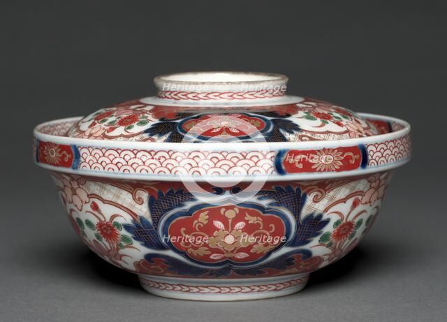 Covered Bowl: Imari Ware with Lid , 1800s. Creator: Unknown.
