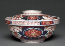 Covered Bowl: Imari Ware with Lid , 1800s. Creator: Unknown