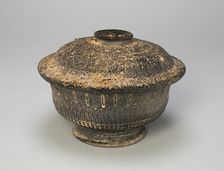 Covered Bowl, Korea, Unified Silla dynasty (668-935), 7th/8th century. Creator: Unknown
