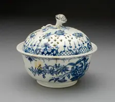 Covered Bowl, Worcester, c. 1770. Creator: Royal Worcester