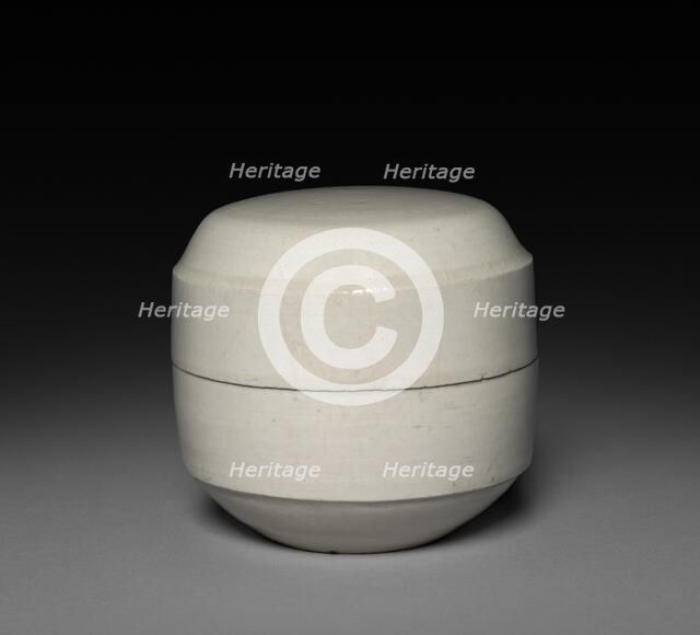 Covered Box: Ding ware, 1000s-1100s. Creator: Unknown.