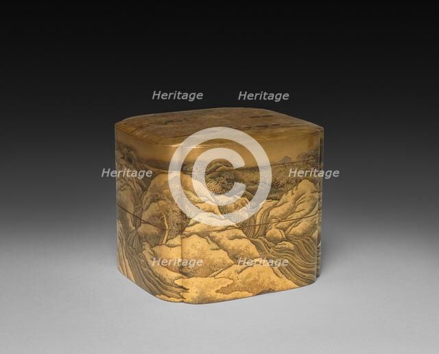 Covered Box, late 1800s. Creator: Unknown.