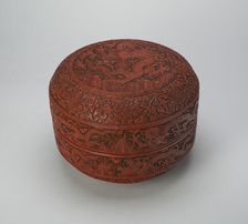 Covered Box, Ming dynasty (1368-1644), Jiajing reign mark and period (1522-1567). Creator: Unknown