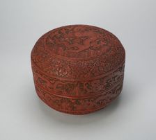 Covered Box, Ming dynasty (1368-1644), Jiajing reign mark and period (1522-1567). Creator: Unknown