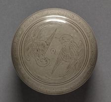 Covered Box with Double-Parrot Design (lid), 960-1127. Creator: Unknown