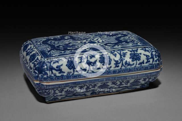 Covered Box with Dragons, 1573-1620. Creator: Unknown.