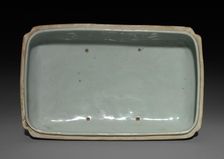 Covered Box with Dragons (lid), 1573-1620. Creator: Unknown