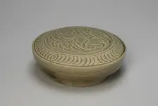 Covered Box with Peony Blossom, Tang dynasty (618-907), 9th century. Creator: Unknown