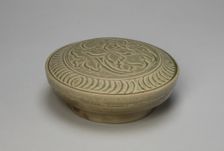 Covered Box with Peony Blossom, Tang dynasty (618-907), 9th century. Creator: Unknown