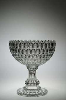 Covered Compote, c. 1865. Creator: Bakewell, Pears and Company (American)