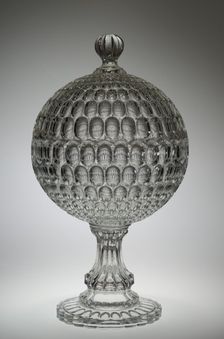 Covered Compote, c. 1865. Creator: Bakewell, Pears and Company (American)