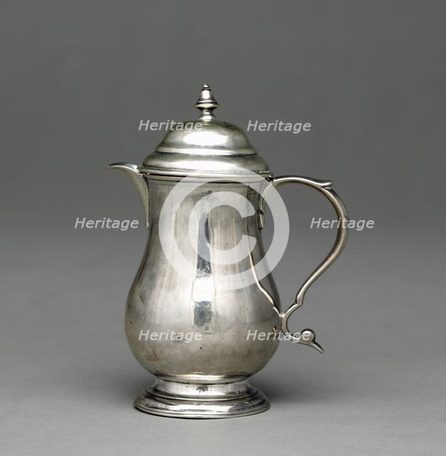 Covered Cream Jug, c. 1740-1760. Creator: Unknown.