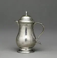 Covered Cream Jug, c. 1740-1760. Creator: Unknown