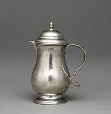 Covered Cream Jug, c. 1740-1760. Creator: Unknown