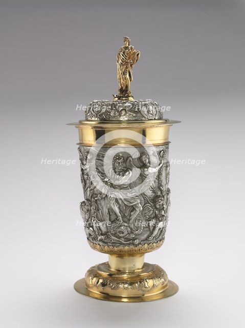 Covered Cup, 1688. Creator: Johann Andreas Thelot (German, 1655-1734).