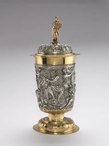 Covered Cup, 1688. Creator: Johann Andreas Thelot (German, 1655-1734)