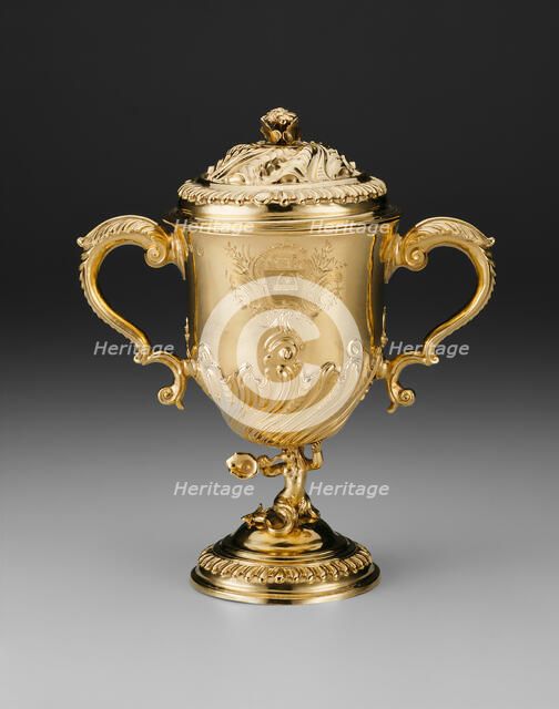 Covered Cup, London, 1757/58. Creators: Richard Gumey, Thomas Cook.
