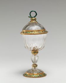 Covered Cup with Serpent Handle, c. 1620/1630. Creator: Unknown