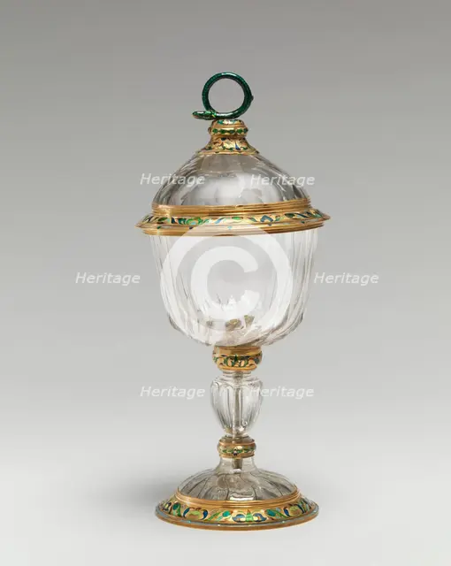 Covered Cup with Serpent Handle, c. 1620/1630. Creator: Unknown.