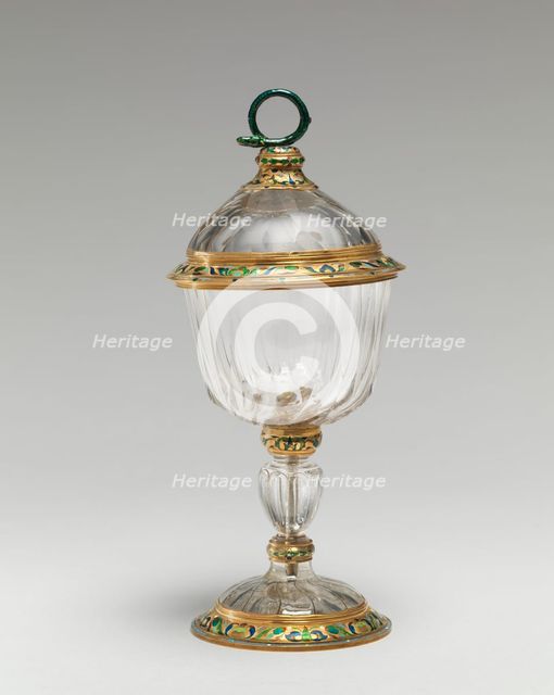 Covered Cup with Serpent Handle, c. 1620/1630. Creator: Unknown.